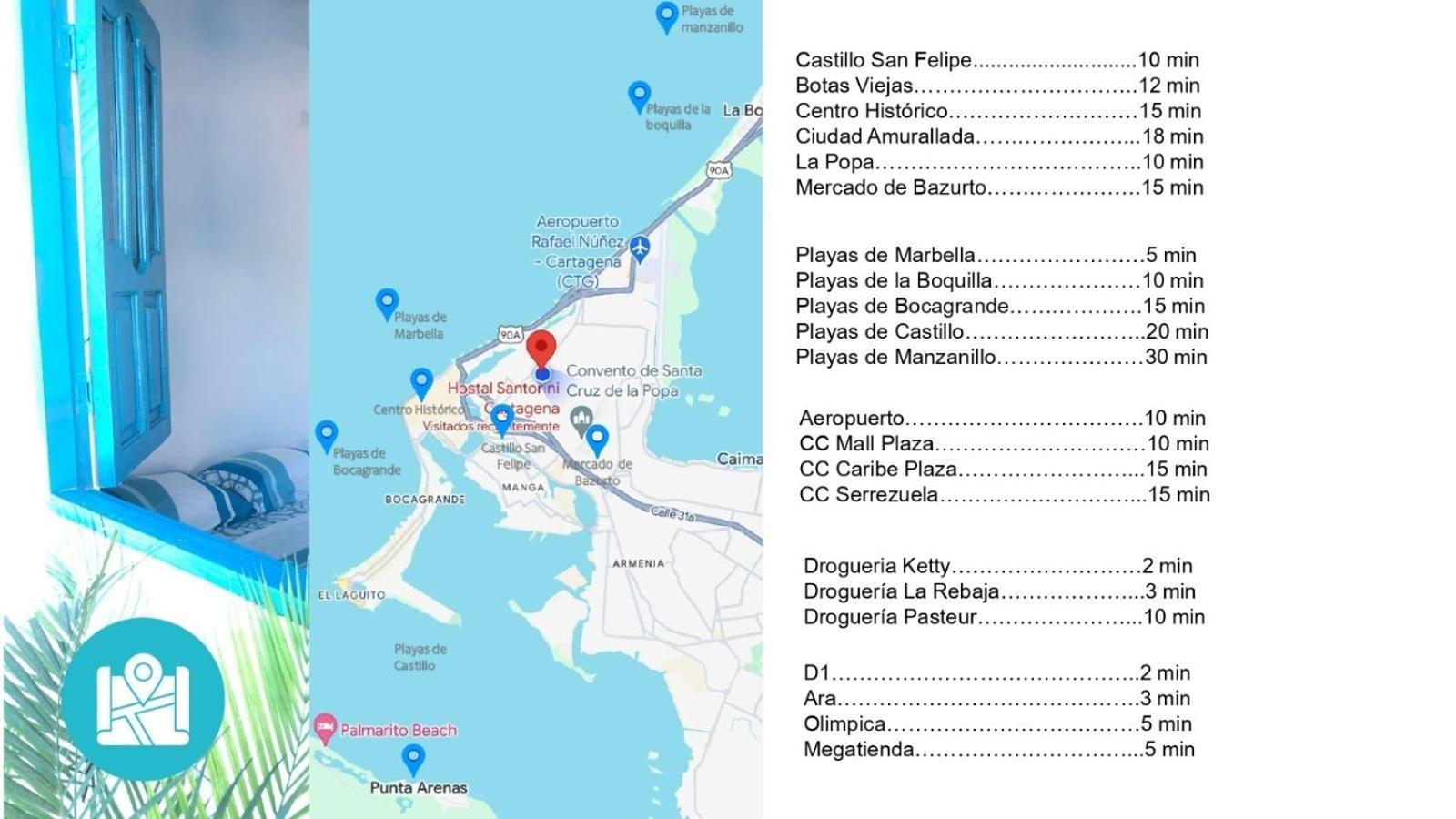 Casa Santorini Hotel Cartagena Eksteriør billede